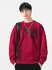 Ropa para Hombre Fengshe / Camiseta de Manga Larga Pesada 360g para Hombre, Estilo Americano Degradado Lavado Cuello Redondo Casual Holgada Sudadera para Hombre