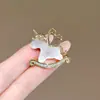 Lindo Broche de Pony Unicornio, Gama Alta, Lujo Ligero, Broche de Nicho para Mujer, Joyería de Pin de Año Zodiacal a la Moda
