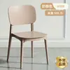 Silla de Plástico para Uso Doméstico, Engrosada con Respaldo, Estilo Moderno Minimalista de Lujo Ligero, Adecuada para Salas de Espera, Comedores y Salas de Estar