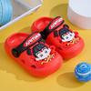 Chinelo Infantil Novo Estilo Baotou Anti-Colisão Tamancos Verão Interior Antiderrapante Desenho Animado Crianças Pequenas e Médias Bebê Usar Praia