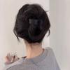 Presilha de Cabelo Casual em Tom de Cor Pura para a Parte de Trás da Cabeça, Presilha de Cabelo Coque de Celebridade da Internet de Alta Qualidade, Enfeite de Cabelo para Rabo de Cavalo Alto
