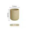 Cor Sólida Simples Caneca de Cerâmica Caneca para Velas Caneca Aromática Caneca Vazia Suporte para Velas Castiçal Estilo Europeu Logotipo Personalizável