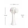 Cepillo de Silicona para Lavado Facial Cepillo de Lavado Facial de Doble Cara con Cerdas Suaves Cepillo Manual de Limpieza Facial para Eliminar Poros y Puntos Negros Artefacto Cepillo Limpiador