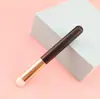 Happyrim Recomenda Pincel Corretivo Kumo Pincel de Lábios Mini Pincel para Misturar Batom Matte Cabeça Redonda Pincel de Lábios Plástico Colorido