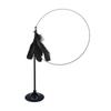 Juguete para gatos Self-hi para aliviar el aburrimiento Gato Lazy Man Automático Gato Burla Palo Succionador de Plumas con Campana Gatito Juguete para Mascotas
