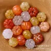 Seda dorada de Xinjiang jade grande 10*13mm cuentas de calabaza cuentas sueltas venta al por mayor coloridas Jade Gobi accesorios de jade DIY Jade