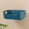 Caja de almacenamiento para colgar en la pared sin perforaciones para el hogar, estante de almacenamiento para baño, dormitorio, mesita de noche, control remoto, almacenamiento y acabado de teléfonos móviles