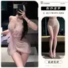 Ropa de noche sexy para momentos coquetos, lencería sexy, estilo de deseo puro, camisón con cordones, ropa de malla qqny