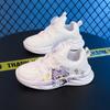 Zapatos para Niños Nezha Ao Bing Zapatillas para Correr 2025 Otoño Nuevos Zapatos Deportivos para Niños Cubiertos de Cuero Talla Mediana y Grande Estudiante con Hebilla Giratoria
