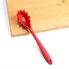 Barril de armazenamento vermelho com cabo de silicone tudo incluído utensílios de cozinha conjunto de 10 peças espátula antiaderente utensílios de cozinha conjunto de cozinha