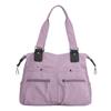 Moda All-match Shopping Bag Moda Bolsa de Viagem Leve Water-repellent Nylon Cloth Bag Nova Bolsa de Ombro das Mulheres