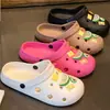 Nuevas Sandalias Zueco de Verano para Mujer 2026, Medias Pantuflas de Punta Cerrada, Zapatos de Playa de Moda para Exteriores con Suela Suave