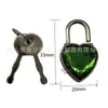 Especialmente Diseñado para en Stock, Moderno, Versátil, Exquisito y Hermoso Candado en Forma de Corazón de Diamante de Colores, Candado de los Deseos, Candado de Amor
