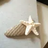 Pinza para el pelo de estrella de mar de paja estilo coreano, nuevo estilo festivo, para salidas a la playa, pinza BB, pinza lateral, pinza para flequillo, pasador