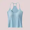 Camisola Versátil Sexy y de Moda para Mujer con Almohadillas Integradas en el Pecho, Cuello Redondo, Corte Ajustado, Capa Base Adelgazante con Copas Fijas