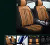 Almofada de carro totalmente fechada em couro nova capa de assento de almofada de carro quatro estações universal couro nappa almofada especial capa de carro