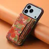 Capa de Celular Denior Flor de Cortiça para Série Completa Iphone18-8 com Porta-Cartões, Atacado de Fábrica Artesanal