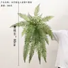 Plantas Verdes Artificiais Folha Persa Grande Decoração de Parede para Restaurante Café Plantas Penduradas na Parede Verde Cenário de Micro Paisagem Folhas de Samambaia