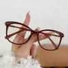 Armazones de Gafas Ojo de Gato de Moda para Mujer Estilo Ins Europeo y Americano Armazones de Gafas Lisas Gafas Fotocromáticas Antiluz Azul para Comercio Exterior Transfronterizo