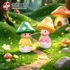 Adornos de Paisaje en Miniatura Muñecos de Hongo Decoraciones para Pastel de Suculentas Accesorios para Manualidades de Estudiantes Manualidades de Plástico Lindos y Divertidos