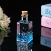 Botella Pequeña Cuadrada de Acrílico Reloj de Arena Líquido Aceite Gota Velero Botella de Deriva Decoración de Escritorio para el Hogar Pequeños Adornos Regalos para Niños