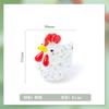 Decoraciones de Vidrio Creativas de Pollo Cucú para Escritorio Sala de Estar Escritorio Hogar Lindo Estilo Pollo Decoraciones de Vidrio
