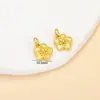 Colgante de Paz y Alegría Chapado en Oro Antiguo que Conserva el Color Accesorios para Joyería DIY Colgante de Campana Venta al por Mayor