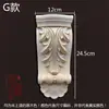 Soporte de Viga de Cabeza de Columna Madera Maciza Tallado Gabinete Chimenea Computadora Finamente Tallado Múltiples Especificaciones Flor de Madera Muebles Flor Decorativa