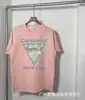 Novedades de Verano Serie Casa Unisex Casual Holgado Camisetas de Manga Corta Estilo Americano en Stock Venta al por Mayor Casual Transfronterizo