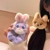 Popular Judy Nick Super Fofa Pelúcia Faixa de Cabelo Boneca Elástico Faixa de Cabelo Acessórios de Cabelo Fofo Corda de Cabelo Cabeça de Bola~