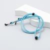 Cuerda de gamuza para gafas, cuerda antideslizante y anticaídas, cadena ajustable para gafas, cordón resistente y duradero de cuero.