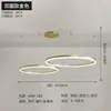 Lustre de sala de estar minimalista italiano, luxo leve, designer criativo, de alta qualidade e elegante, novo lustre para sala de jantar protetor para os olhos, alumínio, outros materiais