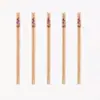 Palillos de Cinco Colores para Uso Doméstico, Palillos de Bambú Carbonizado con Impresión de Mármol, Una Persona, Un Par de Palillos, Estilo Chino, Gama Alta 10 Pares para Hotel