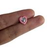 Lengua de amor, uña, corazón de melocotón, rosa, diamante negro, color AB, bebiendo, acero de titanio, chica caliente, ins, dulce, genial, perforación, joyería