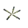 Enchufe de Audio DC Estéreo de 3.5 mm 3.5*6.0*25.5 mm Enchufe de Audio y Video para Placa Perforada Chapado en Oro