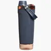 Copo Shaker de Aço Inoxidável de Grande Capacidade Transfronteiriço Copo Térmico para Pó de Proteína Fitness de Camada Dupla Copo de Água Portátil para Montanhismo Portátil