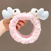 Estilo igual ao de Zhao Lusi Faixa de Cabelo Especial para Lavar o Rosto, Aplicação de Maquiagem e Máscaras Faixa de Cabelo de Pelúcia Desenho Animado Fofo Acessório de Cabelo Feminino Presilha de Cabelo