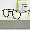 Gafas transparentes de moda estilo Blackout Storm con montura redonda de TR90, monturas de gafas de alta gama retro punk modernas para mujeres y hombres