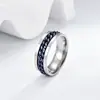 Nueva Joyería de Transferencia Simple Anillo de Cadena de Botella de Cerveza Giratoria de Acero de Titanio para Hombre Anillo Dominante Personalizado