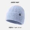 Gorro de punto liso de invierno transfronterizo para mujer, diseñado para uso en exteriores, con protección para las orejas, calidez y un ajuste simple y holgado