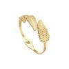 Pulsera Transfronteriza Retro Francesa de Acero Inoxidable Hoja de Arce Abierta Pluma Pulsera Hoja Pulsera Abierta Pulsera Personalizada