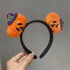 Accesorios para la Cabeza de Halloween Diadema Divertida de Calabaza para Mujer Lindo Dibujo Animado Fantasma Diadema de Fantasma Accesorios para Disfraces de Fiesta Fotos