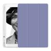 Funda protectora para iPad Pro 11 de 2021, funda de cuero de 10,2 pulgadas y funda de silicona de 10,5 pulgadas con ranura para bolígrafo y tres pliegues.