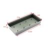 Caja Fija para Barro Floral Bandeja Rectangular de Plástico Mesa de Conferencias Bandeja para Barro Floral Floristería Ceremonia de Boda Bandeja Redonda con Agujas