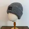 Gorros de Lana Suaves y Gruesos para Hombres y Mujeres en Otoño e Invierno, Gorros de Punto Cálidos de Color Sólido con Circunferencia de Cabeza Grande, Gorros Pequeños y Versátiles para Protección de Orejas