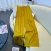 Pantalones Casuales Elegantes Adelgazantes de Jacquard Étnico Mejorados Estilo Chino Retro de Seda para Mujeres de Mediana Edad con Calidad Garantizada