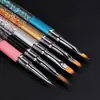 Pinceles para arte de uñas, herramientas para arte de uñas, plumas para tallado de cristales, plumas para esmalte en gel, plumas para pintar colores, plumas para degradados, aplicadores de polvo para teléfono y plumas para pintar flores