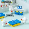 Creativo Lindo Tenis de Mesa Animal Pequeño Muñeco Lindo Decoraciones DIY Accesorios de Bolsita Sorpresa Adornos Pequeños para Coche Escritorio