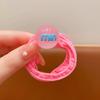 Lazos para el pelo lindos para niños, lazos para el pelo color caramelo, cintas para el pelo para niñas, anillos para el pelo de alta elasticidad y duraderos, accesorios para el pelo