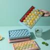 Molde de cubo de gelo esférico para comida caseira redonda gelo hóquei geladeira caixa de cubo de gelo congelado artefato de gelo de silicone